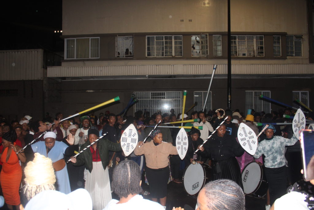 A religious showcase of dance and song at res