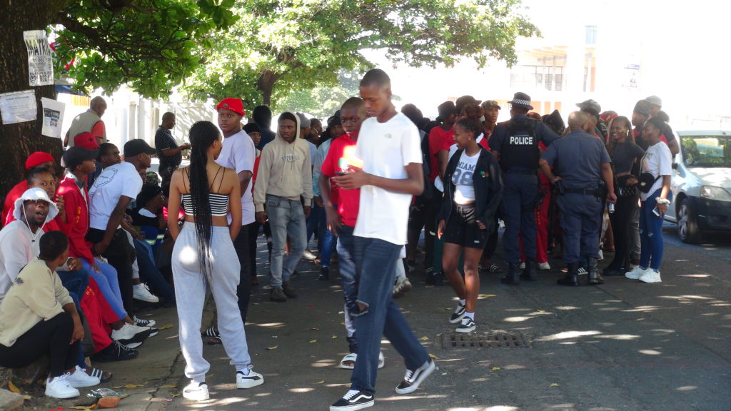 Peaceful march after disruption of tests & lectures at DUT