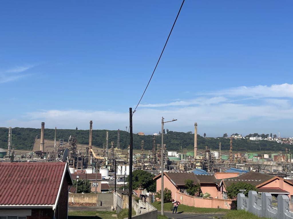 Communities suffer pollution because of refineries