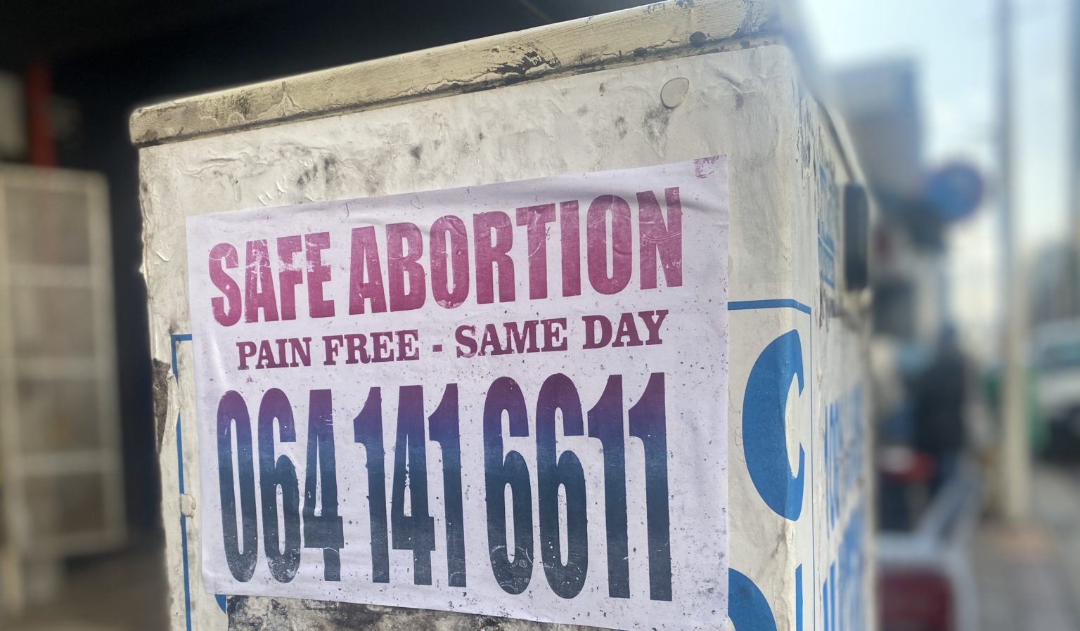Illegal Abortion Ads Flood Durban Streets